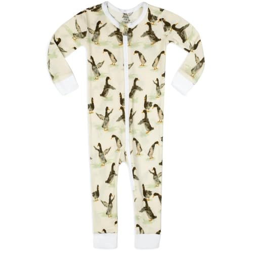 Milkbarn Baby Zipper Pajama 12-18 Months - Soft & Gentle Baby Sleepers for Boys & Girls Made of 100%...