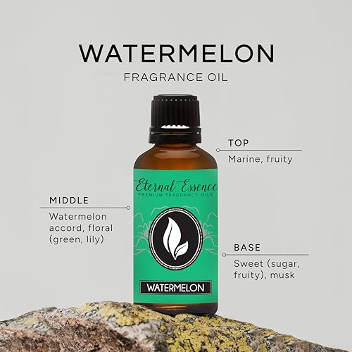Image of Eternal Essence Oils Watermelon 30ml Premium Fragrance Oil - for Candle, Soap Making, Aromatherapy, Diffusers, Home Care, & Humidifiers