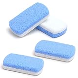 APOMOONS 4 pietre pomice per la cura dei piedi, Pietra Pomice Doppia Azione pietra pomice su entrambi i lati, pietre per la rimozione di pelle morta, calli e cuticole