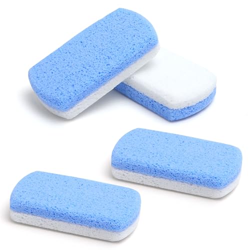 APOMOONS 4 pierres Pierre ponce double action, Pierres ponces double face pour pieds, Pierres à aiguiser pour enlever les peaux mortes, les callosités et les cuticules