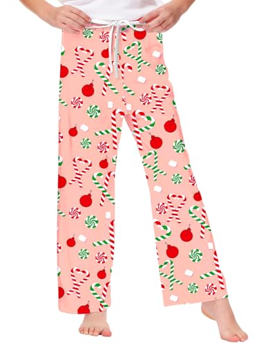 Image of Remimi Girl Boy Plaid Pants Drawstring Summer Casual Loose Bottoms 5-14 Years