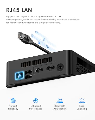 Image of Mini PC Pre 10 Pro, Core 5005U Processor, 8GB RAM 512GB SSD Mini Desktop Computer, Dual HDMI 2.5K Display Support, Gigabit Ethernet , WiFi 5 Bluetooth 5.0, Compact Business PC for Office Home