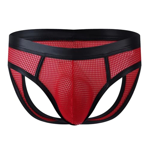 Men's Thongs Jockstrap Underwear Athletic Supporters for Men Jock Straps Harness G-Strings Underpants MJ19132