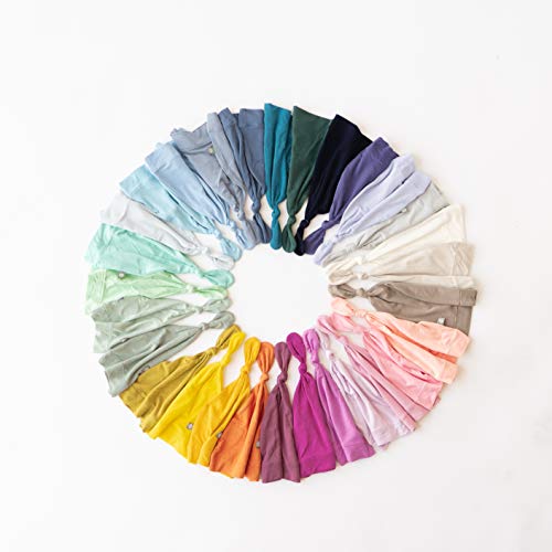 Kyte Baby Bamboo Rayon Baby Beanie Soft Knotted Caps, 0-3 Months, Emerald, Cloud, And Sage, 3 Pack #TOP1