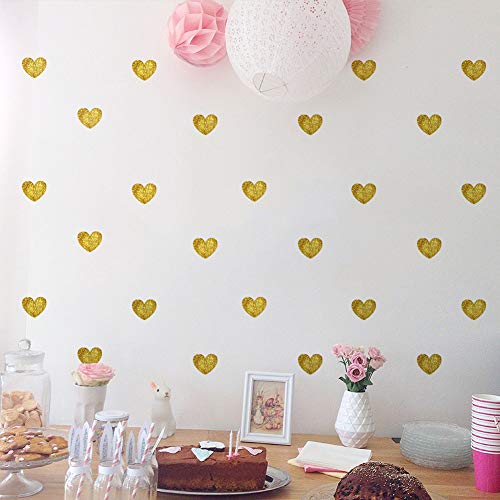 Liuqingwind Wall Decals For Girls Boys Bedroom 45Pcs Love Heart Removable Wall Sticker Home Bedroom Nursery Decor Art Decal(Purple) #TOP2