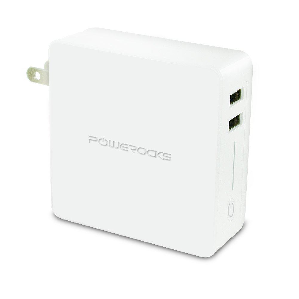 Powerocks 370817 Tetris 2 6000mAh Universal Extended Battery - White