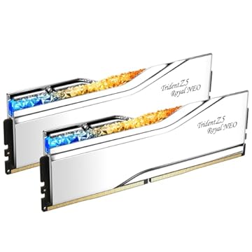 G.SKILL Trident Z5 Royal Neo Series (AMD Expo) DDR5 RAM 32GB (2X 16GB) 7200MT/s CL34-45-45-115 1,40V Desktop Computer Memory U-DIMM - Prata (F5-7200J3445G16GX2-TR5NS)
