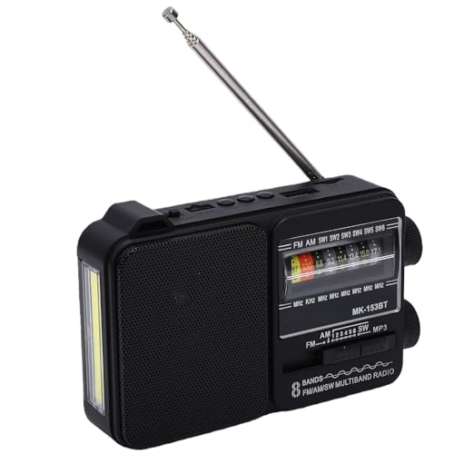 Radio portátil AM FM SW con Bluetooth y USB miniatura 1