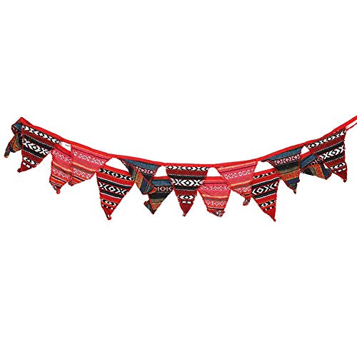 Bandiere Decorative per Tende da Esterno 14 Pezzi Bandiere Decorative da Campeggio per Tende appese a Parete Bandiere Stile Nazionale Pennant