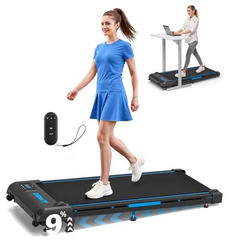 Walking Pad with 9% Incline, FOUSAE 10KM/H Treadmills for Home with Double Frame 330 LB Weight...