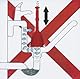 TURBO PRODUKTE Turbo Stampfer Rot inkl. Überlaufdichtung - Pömpel rohrfrei -Saugglocke für jeden Abfluss - max. Saugkraft - 5-faches Ansaugvolumen