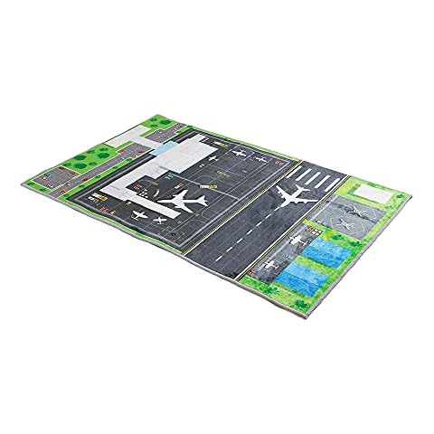 Kids Carpet Play mat, Airport runway plane Kids Rugs For Playroom & Kid Bedroom, Soft Foldable Room Decor rug airport mat 80x120(2ft7"x3ft11") Cover
