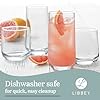 Libbey Ascent Tumbler and Rocks Drinking Glasses Set of 16, Glass Drinking Glasses with Curvature, Versatile Glassware Set for Parties and More #4