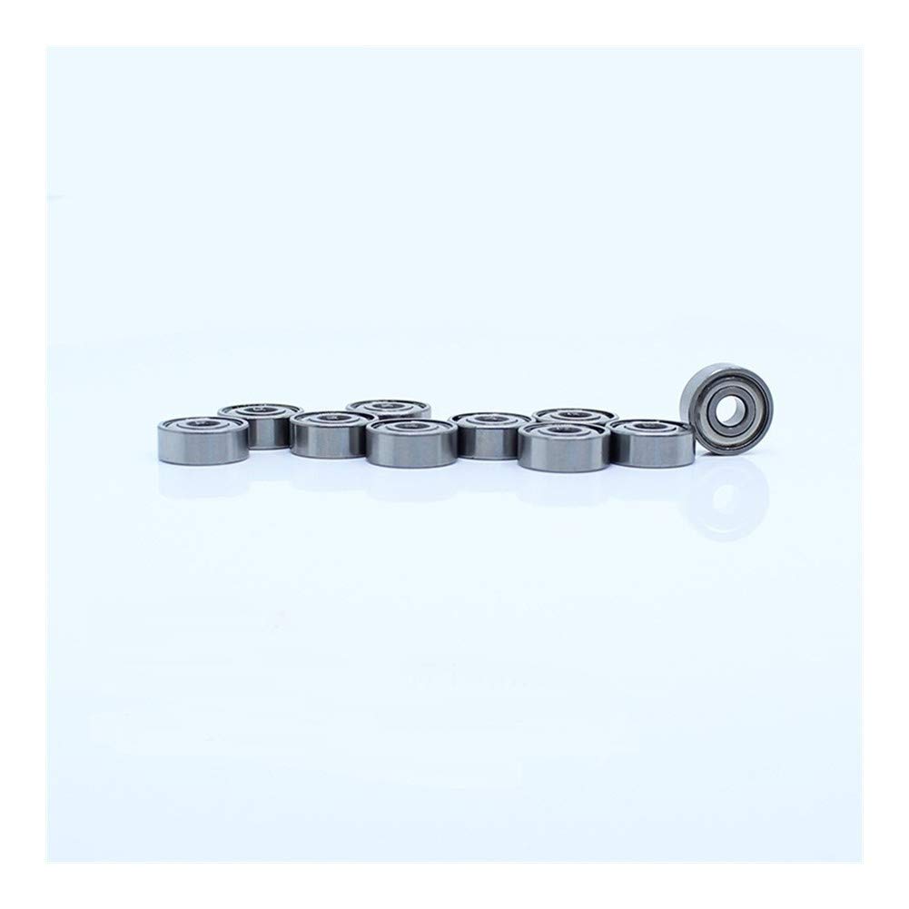 ZBJGBUIA R2-6ZZ ABEC-1 Bearing 1/8x3/8x9/64 inch Miniature Ball Bearings Compatible with RC Models
