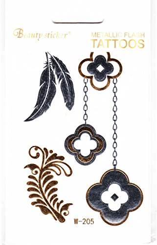 �t���b�V���^�g�D�[�V�[�� GOLD Flash Tattoo �S�[���h��V���o�[�ɋP���u���X���b�g �A���N���b�g