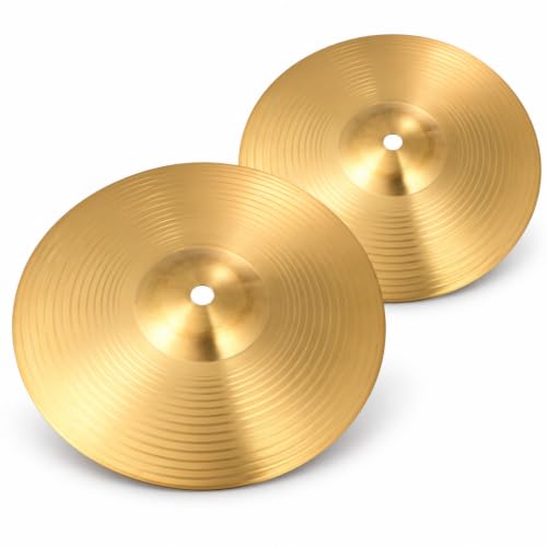 SUPVOX 2-Pack 8 Inch Brass Splash Cymbals for Drum Set Practice | Bright Tone with Fast Decay...