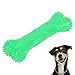 Pssopp Juguetes para Masticar Hueso de Perro Mordedores para Perros en Forma de Hueso Juguete para Limpiar Dientes Juguete Molar Squeaker Juguetes para Perros Juguetes (Verde L)