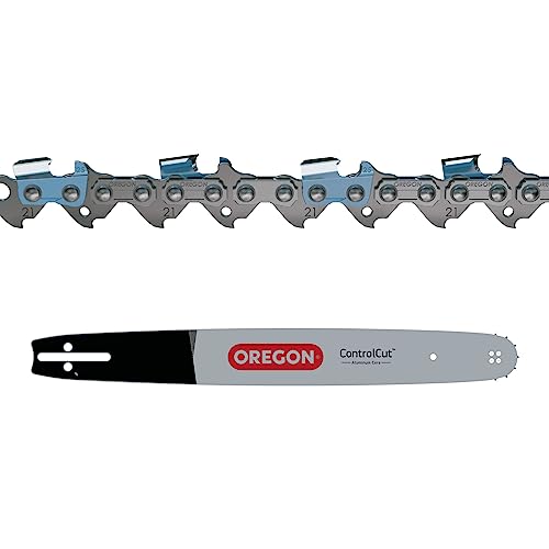 Oregon Chaîne et Guide de Tronçonneuse - Chaîne .325'' , 0.58 pouces (1.5mm), 72 maillons avec Guide K095 de 45cm, compatible avec Dolmar, Einhell, Husqvarna, Makita, Ryobi, Sterwins, Stiga et autres