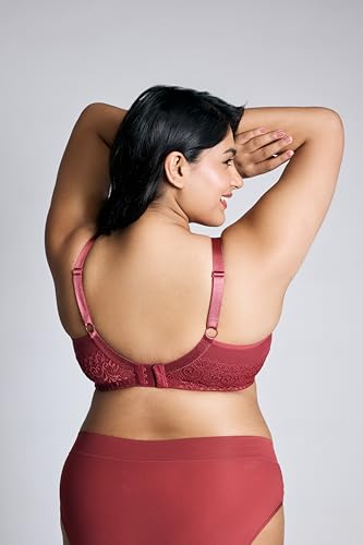 Image of Nykd (NYB101) Breathable Cotton Non Padded & Non Wired Everyday Bra for Women | Ultimate M-Frame for Bounce Control with Full Coverage & Super Soft No Dig Wide Straps (Available in Plus Sizes)
