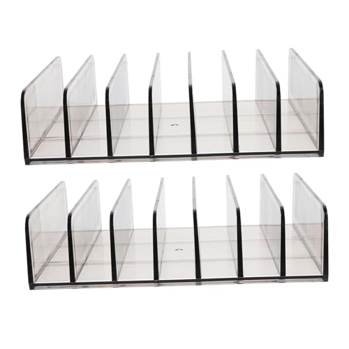 FUNOMOCYA 2pezzi Grande Vassoio Di Scomparti Per Banconote e Contanti Organizer Per Denaro Per Ristoranti Supermercati e Negozi Contenitore Robusto e Duraturo Per Conservare Carte e Valuta