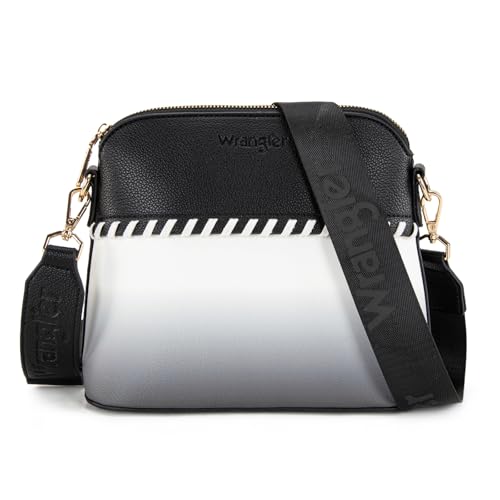 Image of Wrangler 3PCS Purses for Women Tote Bag Crossbody Handbag and Wallet Set with Guitar Strap