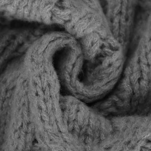 Twisted Knit Sweaters for Men Vintage Chunky Cable Sweater Long Sleeve Shawl Collar Pullover Slim Active Jumper Tops4