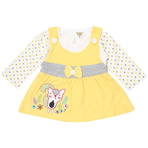 Image of NammaBaby Baby Girl's A-Line Mini Frock Dress (Pack of 1)
