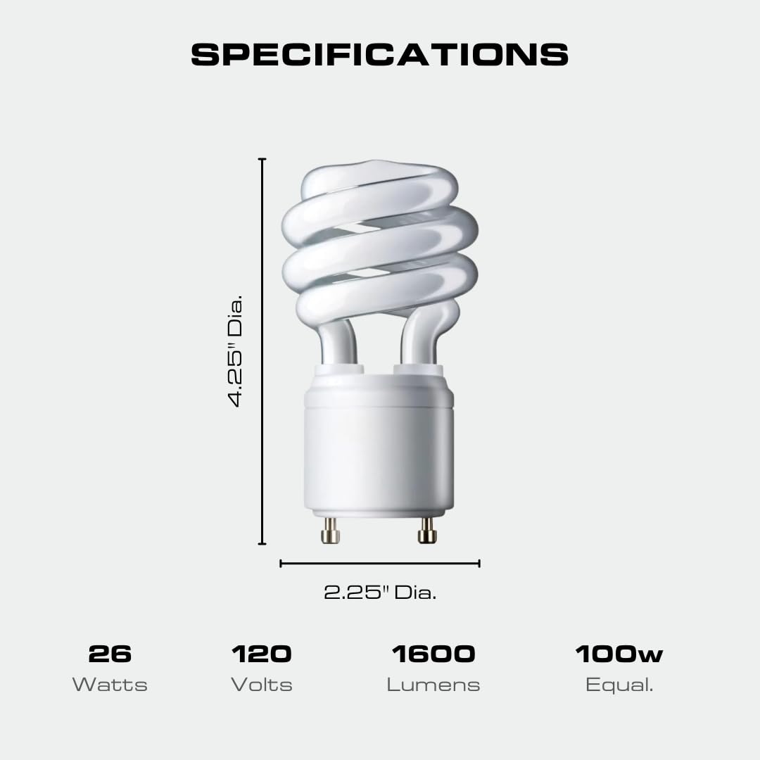 GE 97630 Traditional Lighting Compact Fluorescent PLUG-IN HEX OCT, 32W Warm White (3000K) 1-Pack