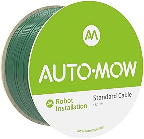 Auto-Mow3.4mm Professional Quality Flexible boundary wire for robotic Mower Perimeter Lawn Installation - 250m - Compatible With Husqvarna, Ambrogio, Flymo, Stihl, Gardena, Worx, Robomow