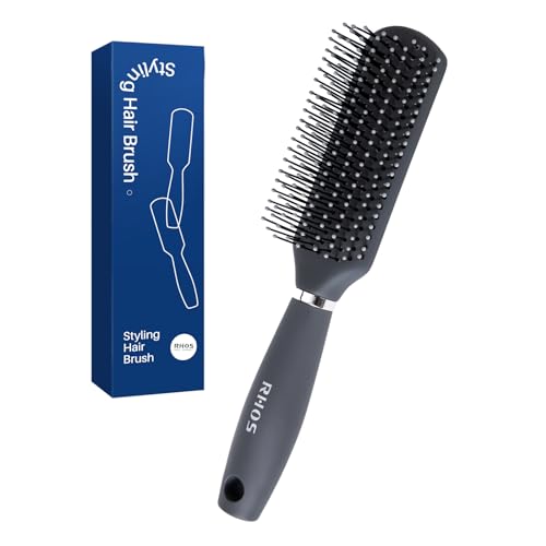 RHOS Men Hair Brush Detangler & Massage Gray