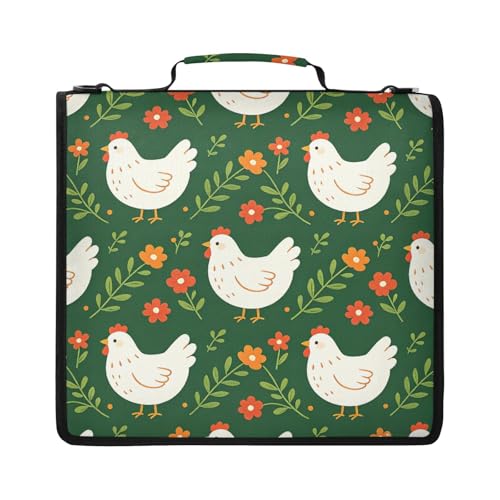 Dossier extensible multi-poches nylon imperméable porte-documents 3 anneaux ordinateur 14"