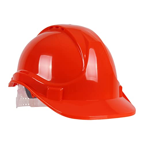 Blackrock Orange Hard Hat, Safety Helmet, For Construction, Mens Womens Unisex, Work Hats, Builder, One Size Adjustable Head Strap, HDPE Protection, UK/EU 2016/425 EN937:2012+A1:2012