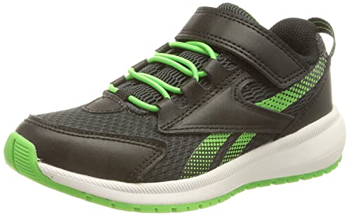  Reebok Road Supreme 3.0 Alt, Scarpe da Corsa Bimbo 0-24, Core Black/Pure Grey 8/Solar Lime, 17 EU