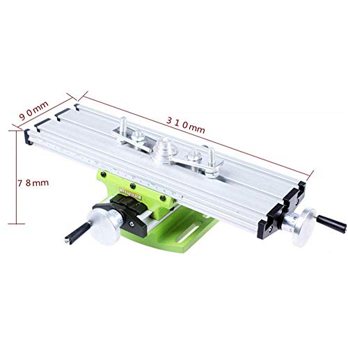 woyaochudan Milling Working Table Machine, Mini Multifunction Worktable Milling Working s Table Milling Machine Compound Drilling Slide Table for Bench Drill Adjustme X-Y