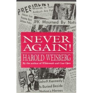 Never Again!: Government Conspiracy in the JFK Assassination book cover