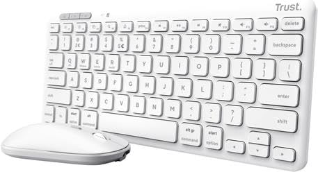 TRUST Lyra Wireless Keyboard & Mouse White DE