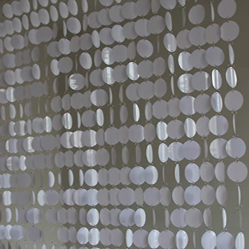 Gift_Source Funkelnde Pailletten Perlen Vorhänge Türvorhang, PVC Pailletten Perlen Türvorhang Vorhang Tür Perlen Dekoration Raumteiler für Zuhause, Festivals, Hochzeit, Party-Dekorationen, 5 Strips Cover