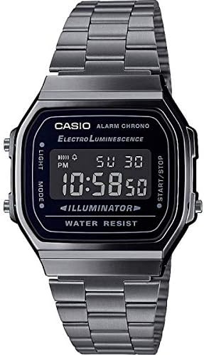 Casio Relógio de quartzo japonês digital masculino com pulseira de Casio Relógio de quartzo japonês digital masculino com pulseira de