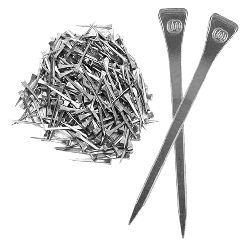 GNAUMORE Clavos de Herradura,Material de Acero de Clavos de Caballo,Equipo Deportivo Ecuestre Acero,Clavos para Pezuñas,Clavos de Herradura de Acero,Clavo de Pezuña de Acero