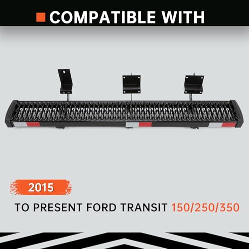 Estribo lateral compatible con Ford Transit 2015-2025 lado pasajero miniatura 2