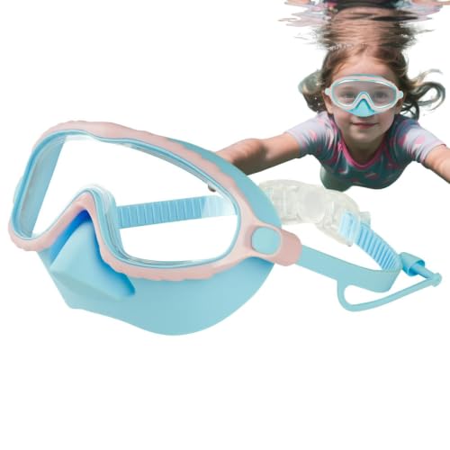 Lentes natación ajustables irrompibles para niños en la playa, el lago o sesiones de snorkel 7