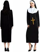 Fantasia Freira Do Mal Halloween Com Crucifixo