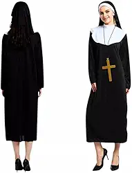 Fantasia Freira Do Mal Halloween Com Crucifixo