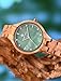 GREENTREEN Mujer Reloj de Madera: Movimiento de Cuarzo Japonés Imagen de GREENTREEN Mujer Reloj de Madera: Movimiento de Cuarzo Japonés
