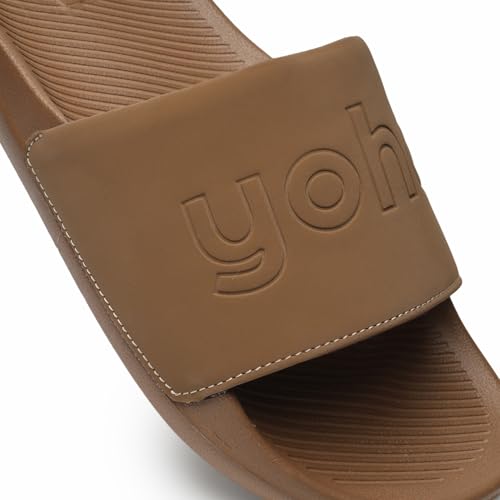 Image of YOHO Drystep Sliders for Men | Waterproof Monsoon Footwear & Rainy Sandals | Skin Friendly Adjustable Strap