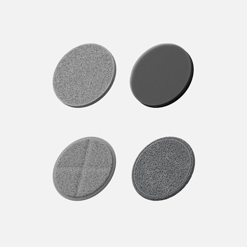 Image of HOTO 4 Pcs Replacement Pads, for HOTO Flexi Cordless Scrubber Only | Compatible with HOTO Flexi Cordless Electric Spin Scrubber Only
