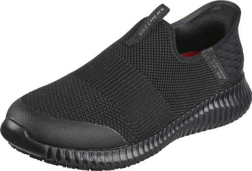 Skechers Women's Hands Free Slip-Ins Cessnock-Gwynedd Food Service Shoe, BLK, 9
