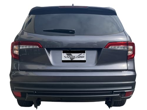 VANGUARD VGRBG-1291-1191BK Black Powdercoat Double Layer Rear Bumper Guard | Compatible with 19-25 Honda Passport / 16-22 Honda Pilot