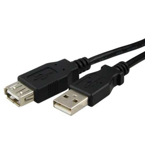 6FT USB 2.0 A to A Male/Female Extension Cable (Black) Buy 6FT USB 2.0 A to A Male/Female