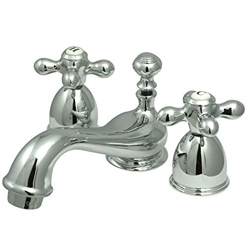 Kingston Brass CC28L1 Vintage Mini-Widespread Lavatory Faucet, Polished Chrome